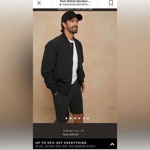 Banana republic bomber jacket (men, small)